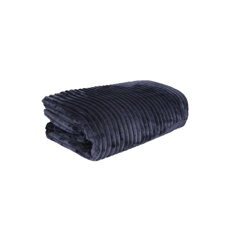 GENERICO - Colcha tipo española Queen Polialgodón Azul Oscuro INCO CEAOQ