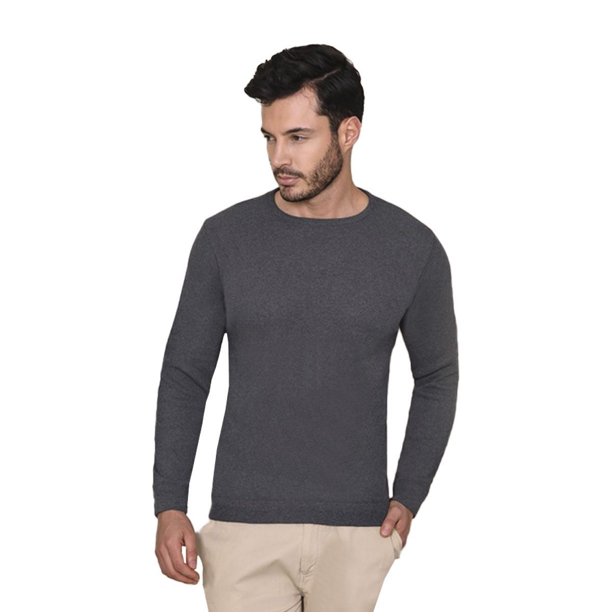 SYK - Buzo Saco Cuello Redondo Para Hombre Camibuzo