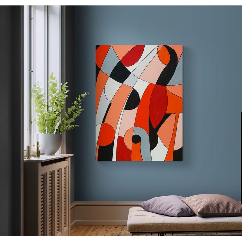 TAYRONA STORE - Cuadro Lienzo Habitaciones Pintura Abstracta 192 30x40cm