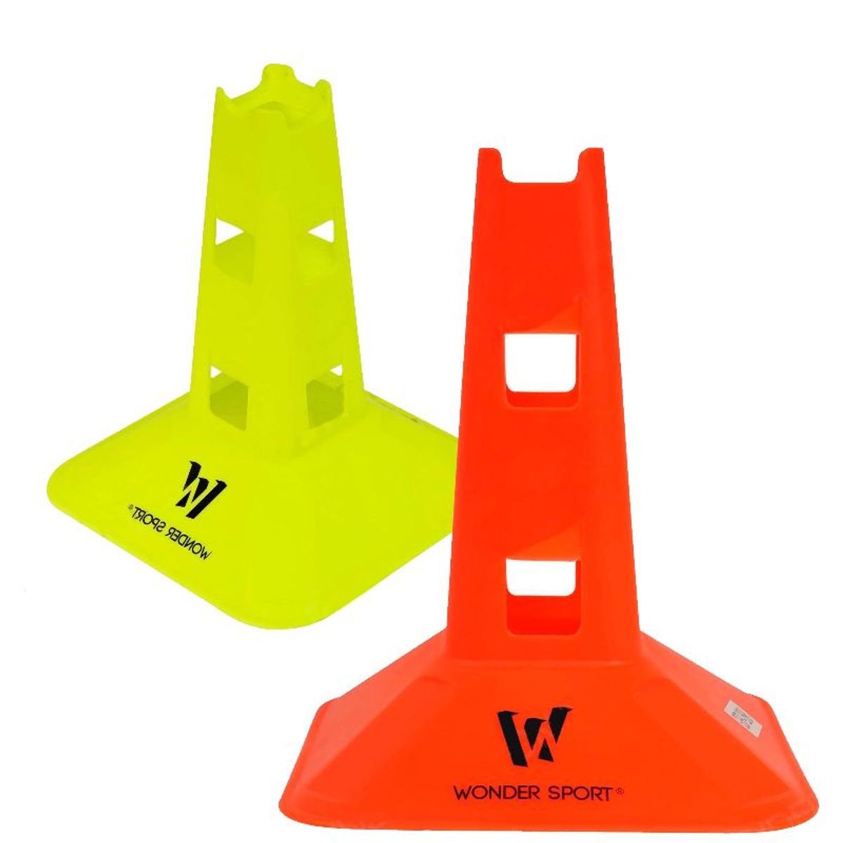 GENERICO - Cono Señalización Con Huecos 23 cm Entrenamiento Deportivo