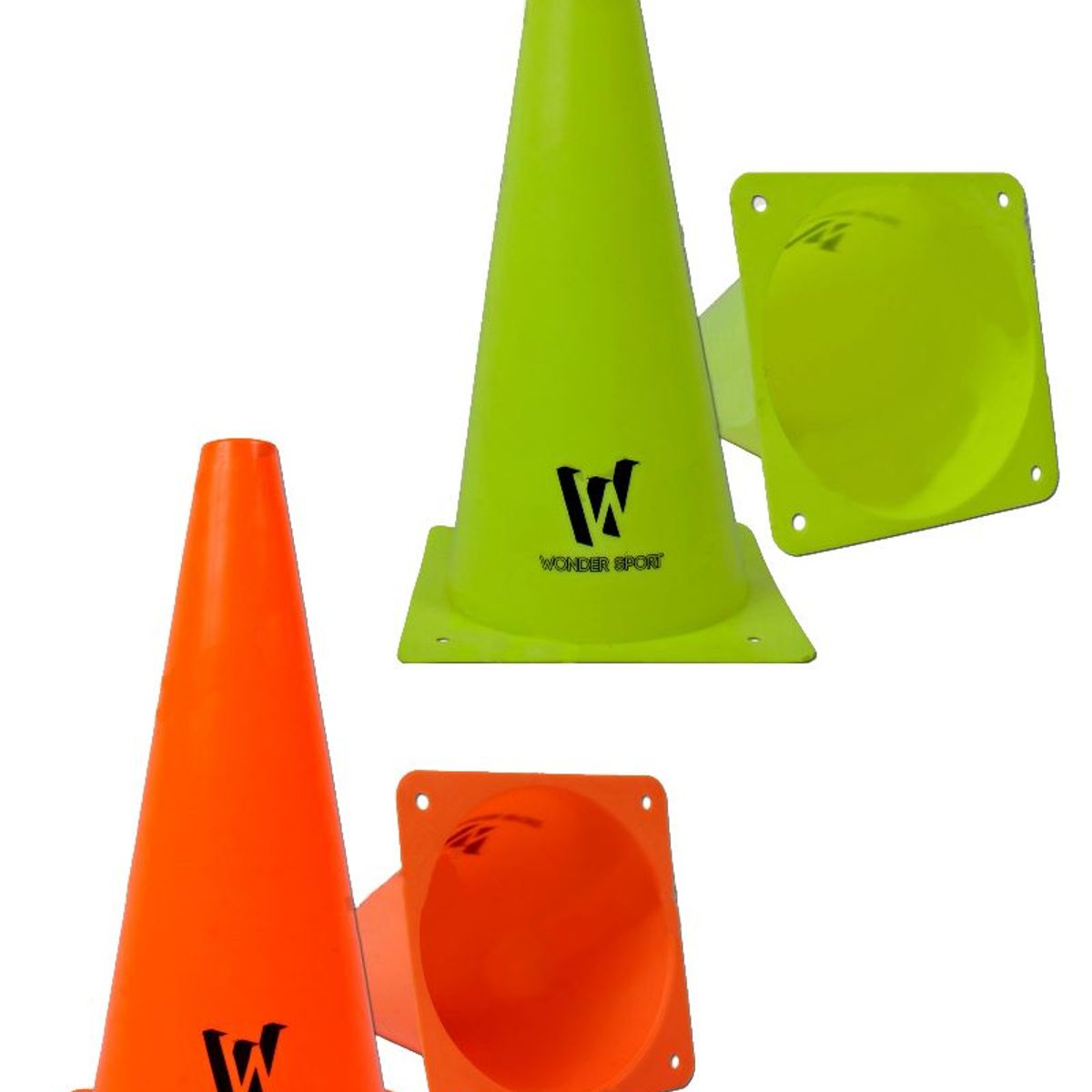 GENERICO - Cono Señalización 32 cm Entrenamiento Deportivo Futbol