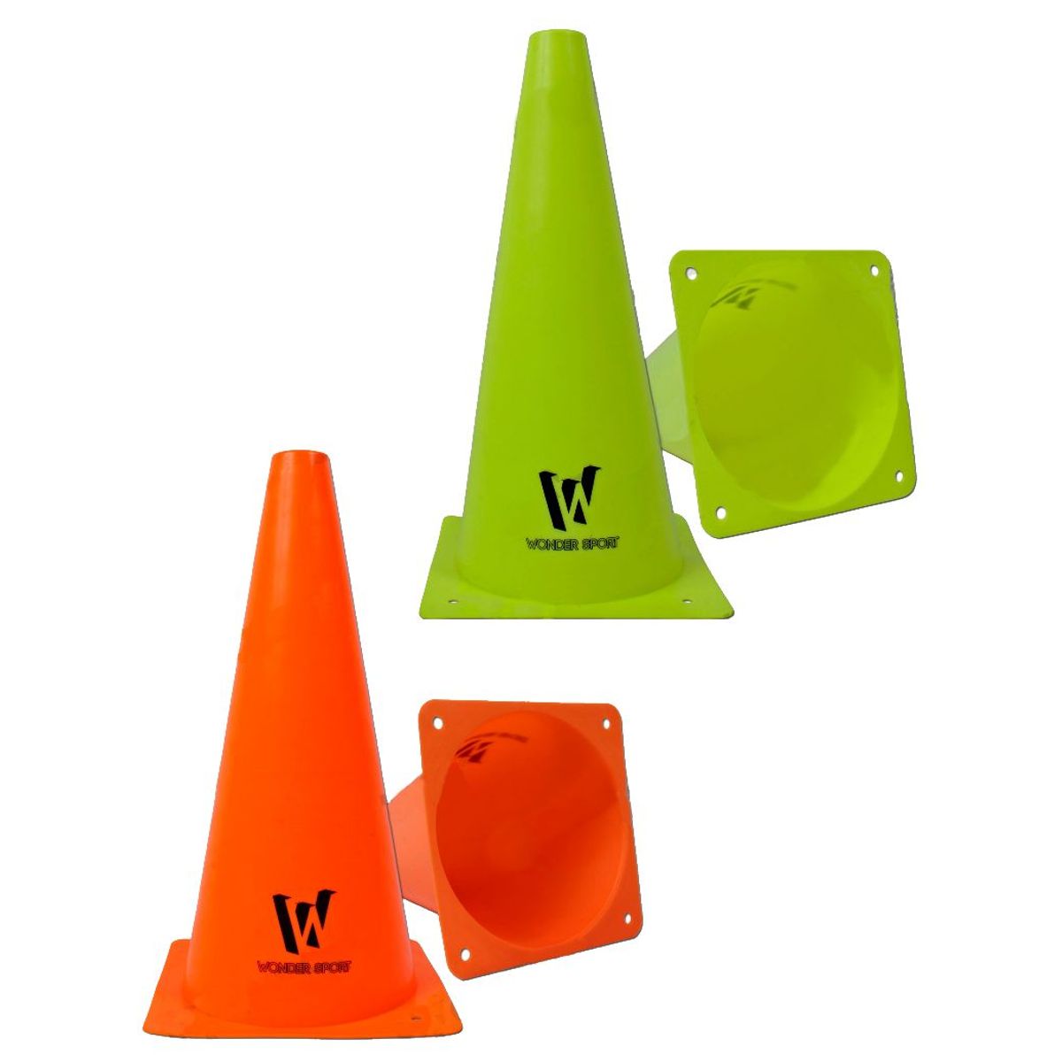 GENERICO - Cono Señalización 32 cm Entrenamiento Deportivo Futbol