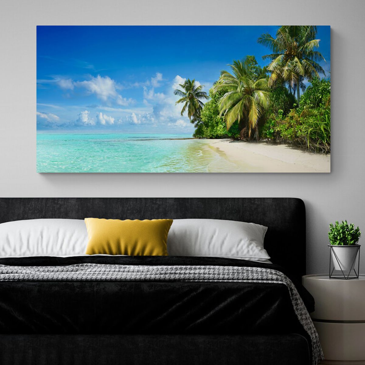 TAYRONA STORE - Cuadro En Lienzo Para Habitaciones Playa 169 100x50cm