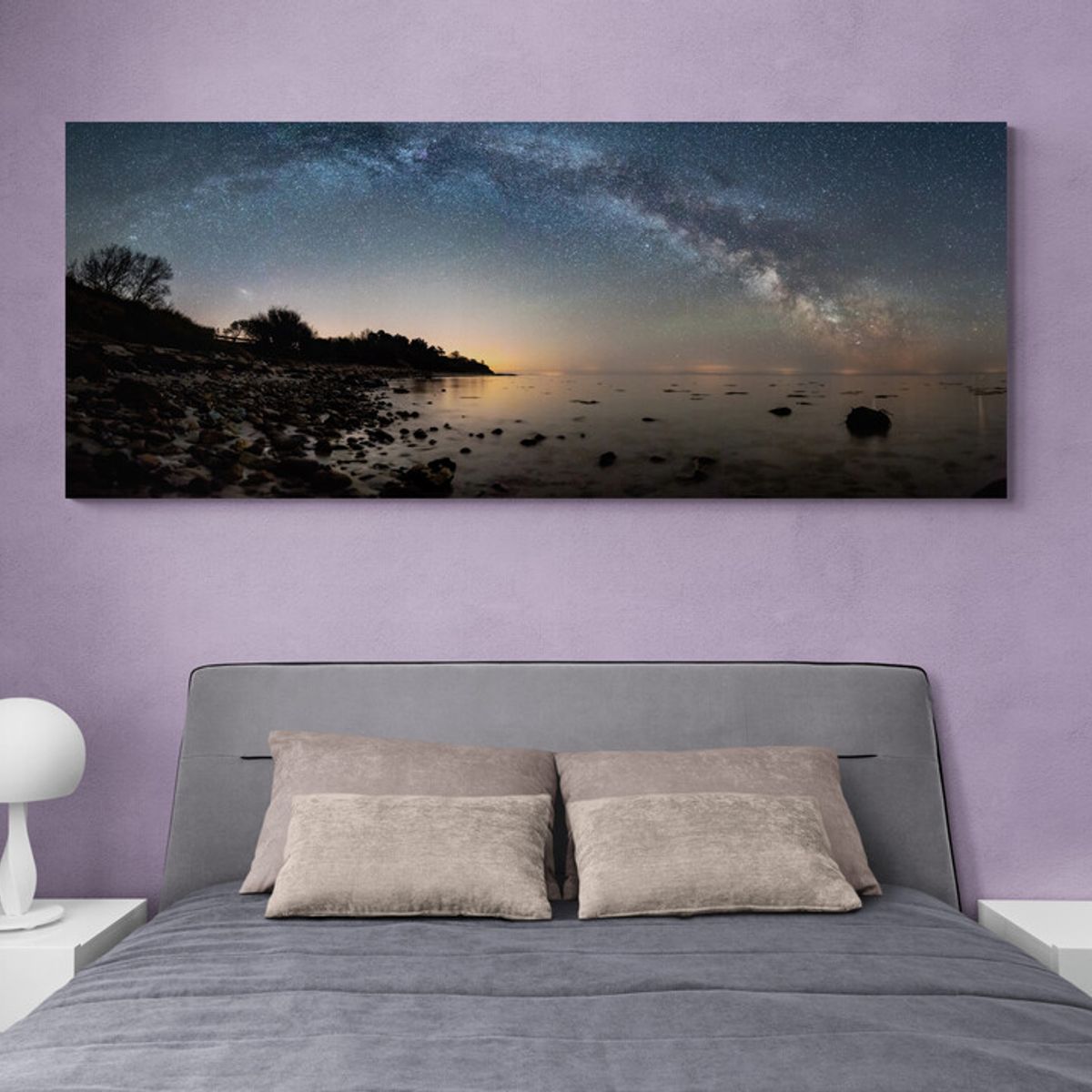 TAYRONA STORE - Cuadro En Lienzo Para Habitaciones Via Lactea 021 100x40cm