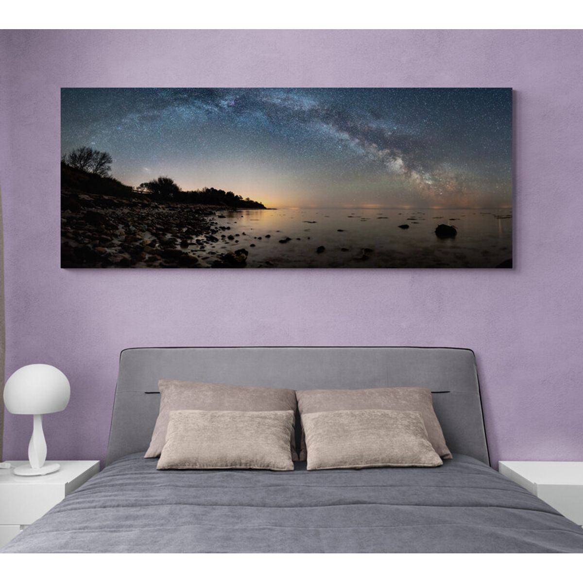 TAYRONA STORE - Cuadro En Lienzo Para Habitaciones Via Lactea 021 100x40cm