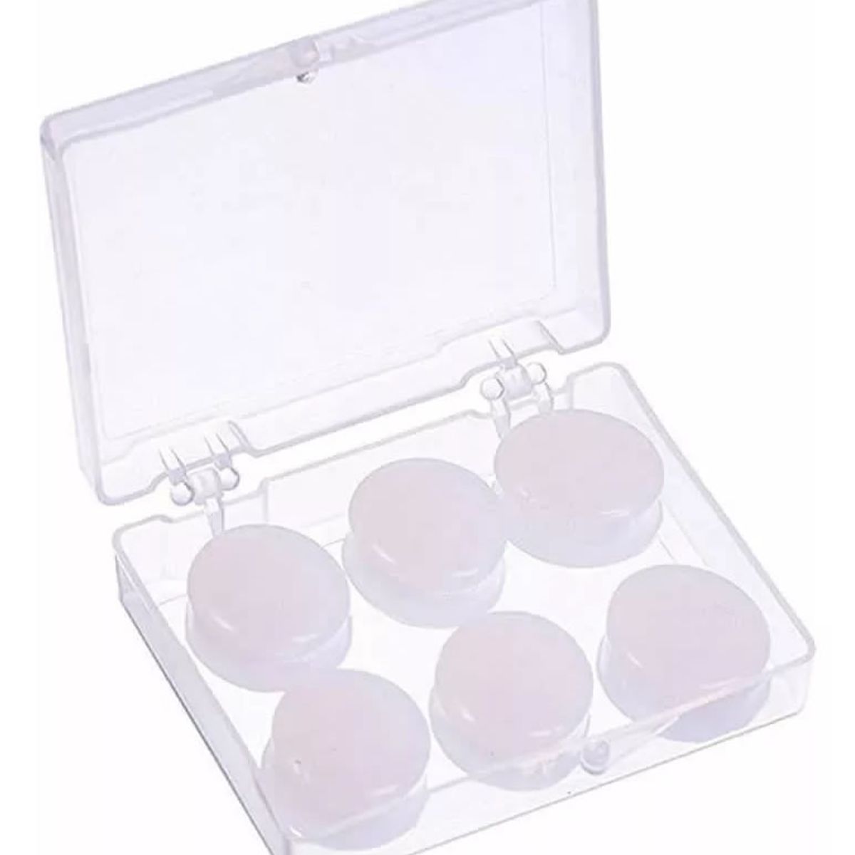 GENERICO - Tapa Oidos Silicona Moldeables X 3 Pares Natacion + Estuche