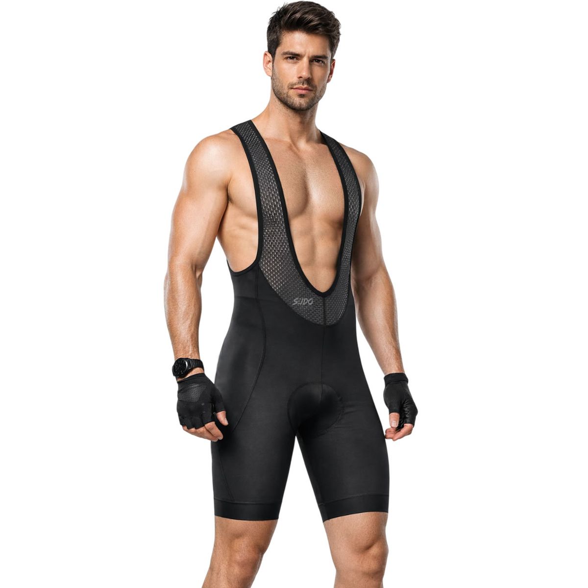GENERICO - Badana Ciclismo Pantaloneta Gel Tirantas Hombre Bicicleta
