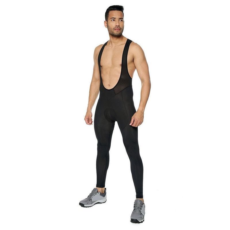 GENERICO - Badana Ciclismo Lycra Larga Pantalón Hombre Bicicleta