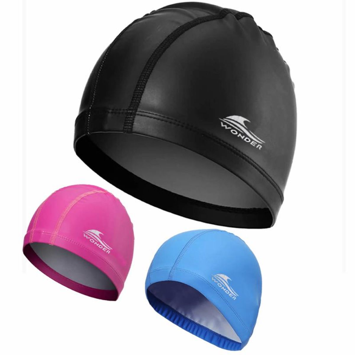GENERICO - Gorro Natacion Buceo Piscina Textil Semi Impermeable Deporte