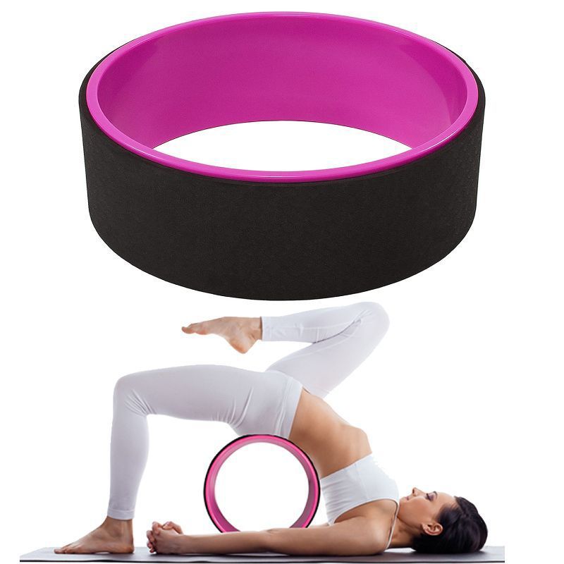 GENERICO - Rueda para Yoga Wheel Resistencia Ejercicio Relajación Gym