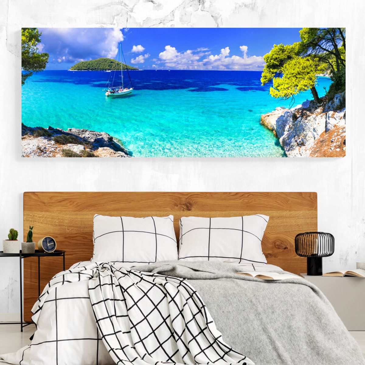 TAYRONA STORE - Cuadro En Lienzo Para Habitaciones Playa 125 100x40cm