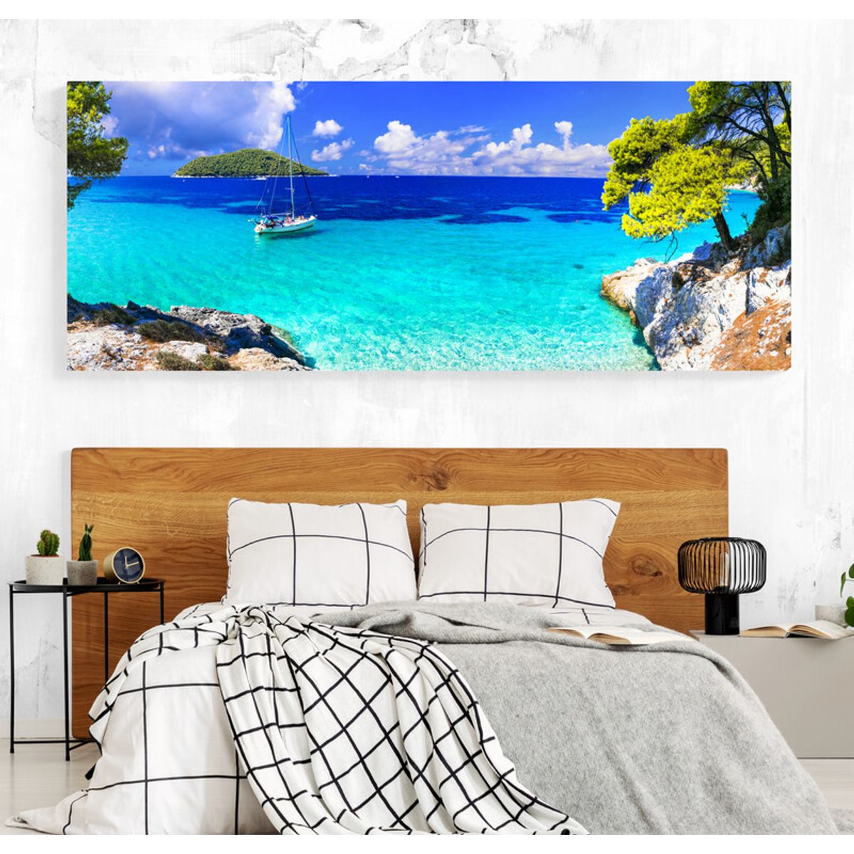 TAYRONA STORE - Cuadro En Lienzo Para Habitaciones Playa 125 100x40cm