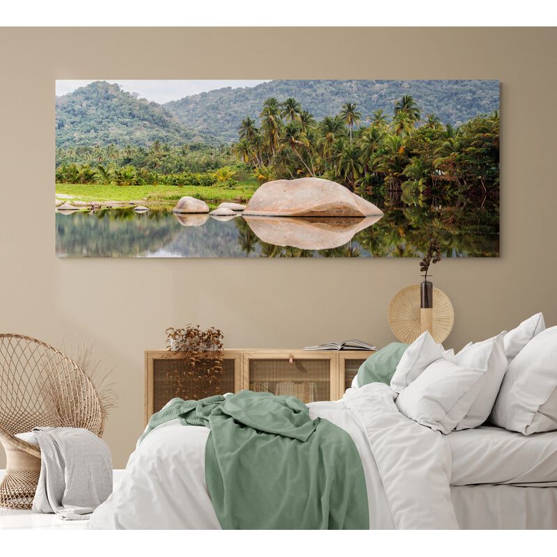 TAYRONA STORE - Cuadro En Lienzo Para Habitaciones Parque Tayrona 028 125x50cm