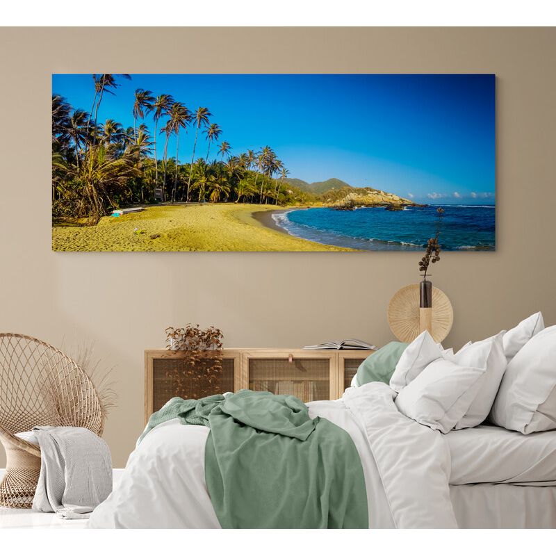 TAYRONA STORE - Cuadro En Lienzo Para Habitaciones Parque Tayrona 031 100x40cm