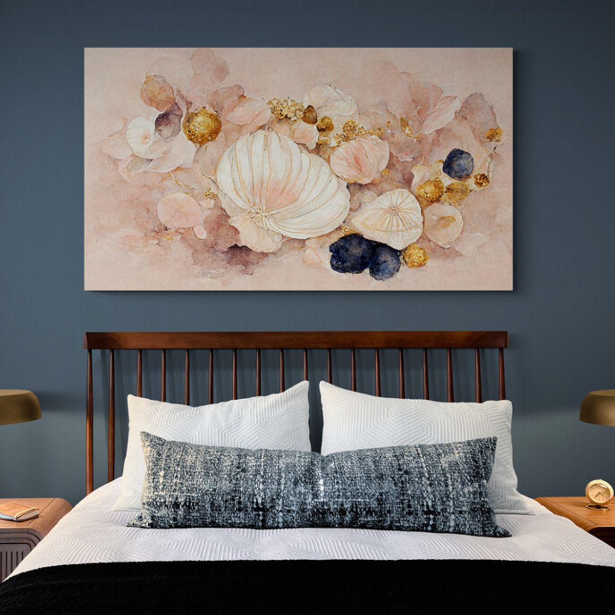 TAYRONA STORE - Cuadro En Lienzo Para Habitaciones Flores 445 110x60cm