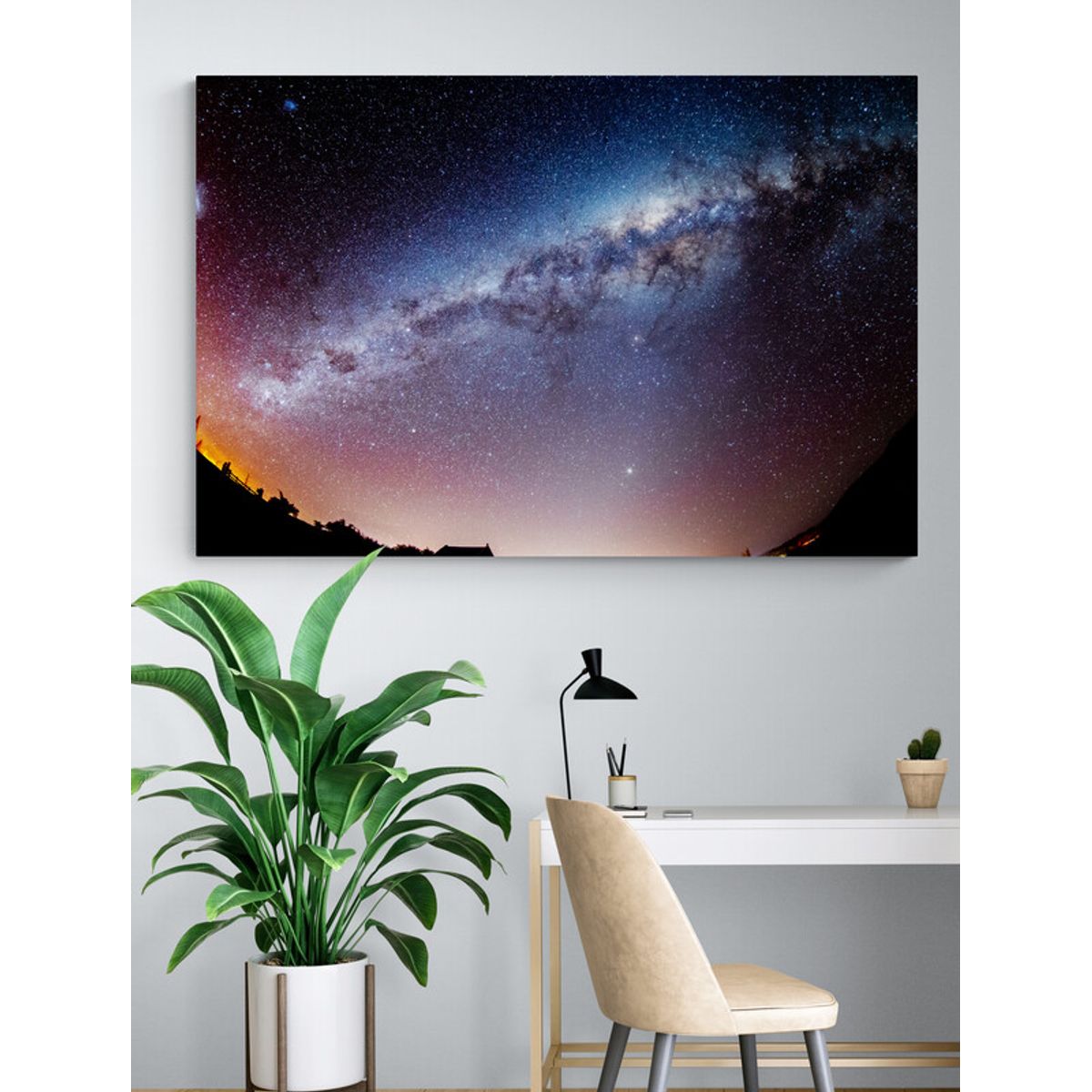 TAYRONA STORE - Cuadro En Lienzo Para Habitaciones Via Lactea 039 150x100cm