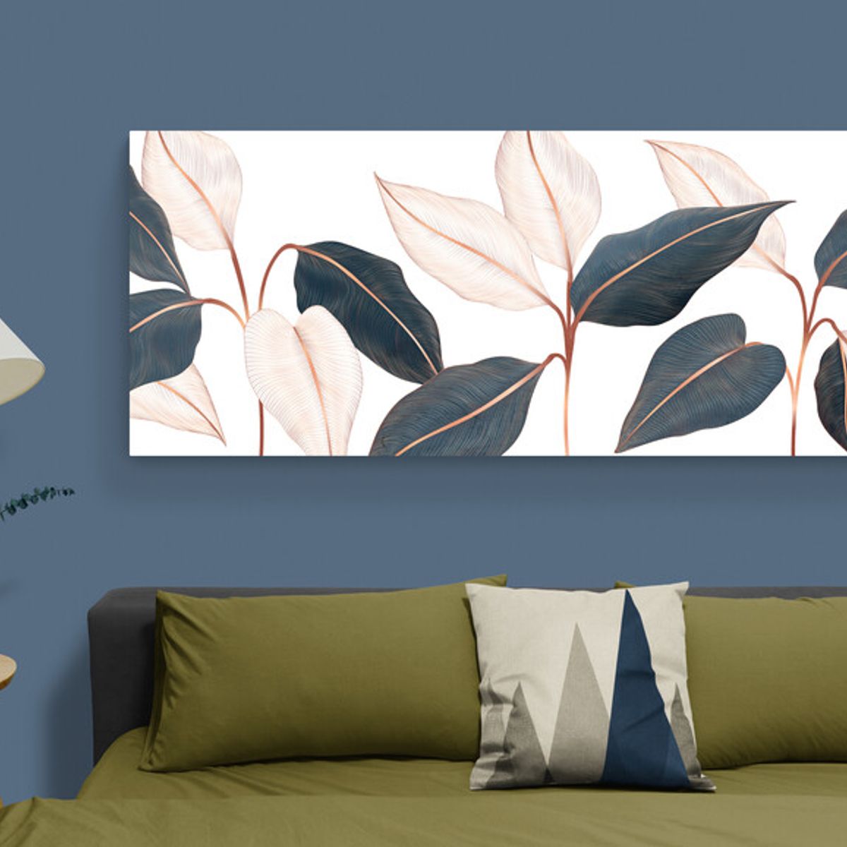 TAYRONA STORE - Cuadro En Lienzo Para Habitaciones Hojas 171 175x70cm