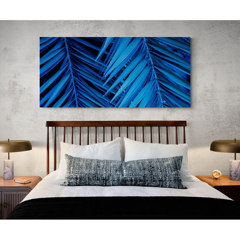 TAYRONA STORE - Cuadro En Lienzo Para Habitaciones Hojas 186 90x40cm