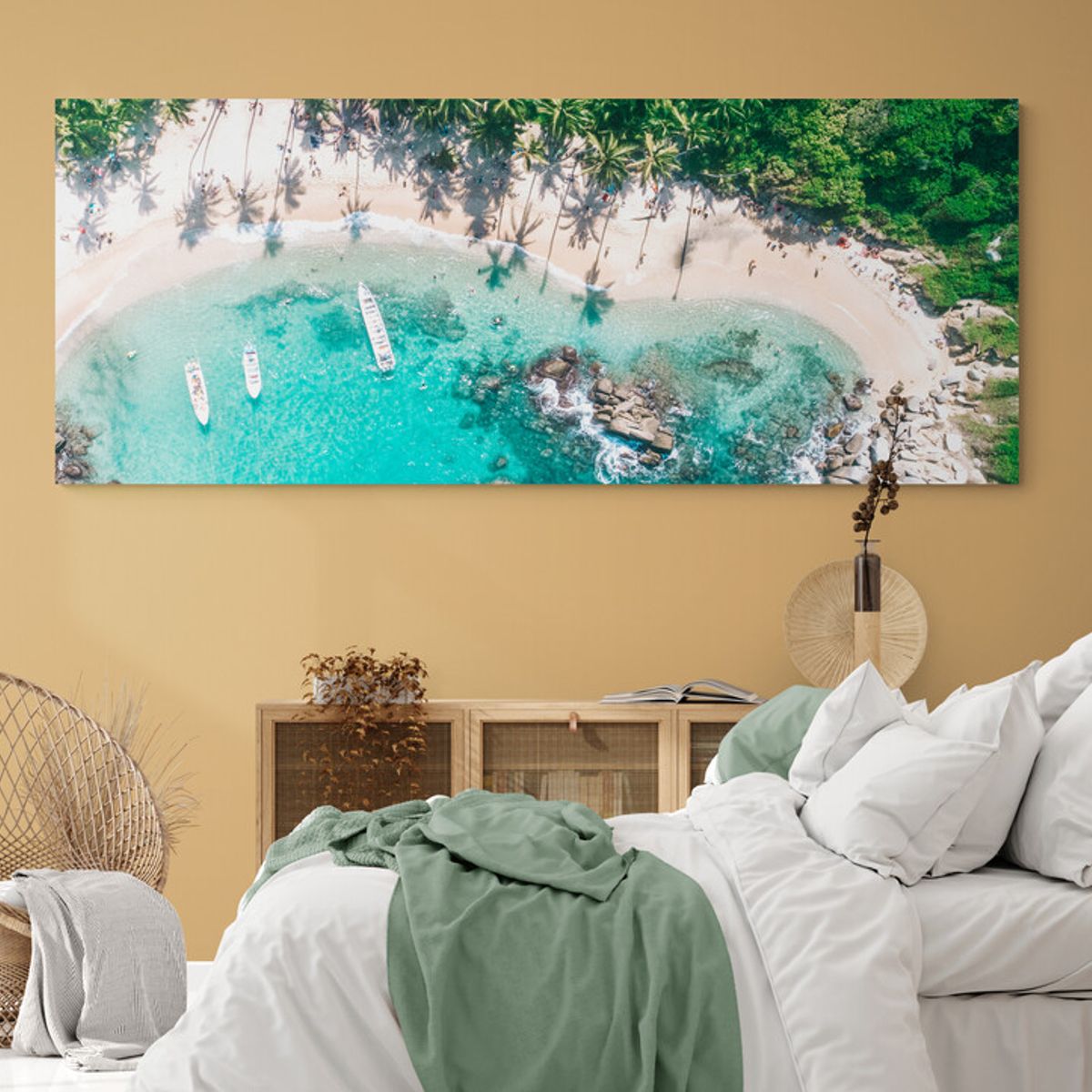 TAYRONA STORE - Cuadro En Lienzo Para Habitaciones Parque Tayrona 050 150x60cm