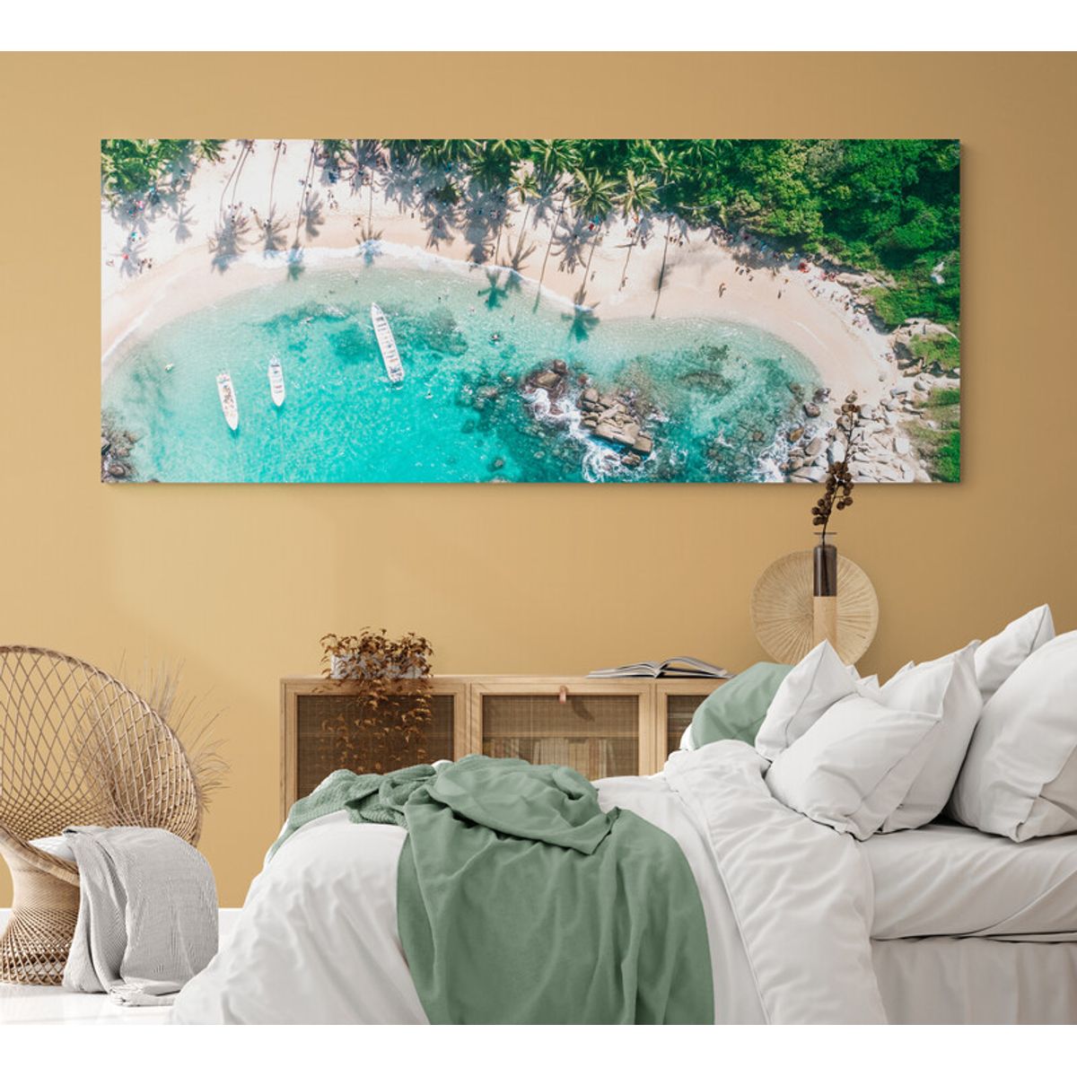 TAYRONA STORE - Cuadro En Lienzo Para Habitaciones Parque Tayrona 050 150x60cm
