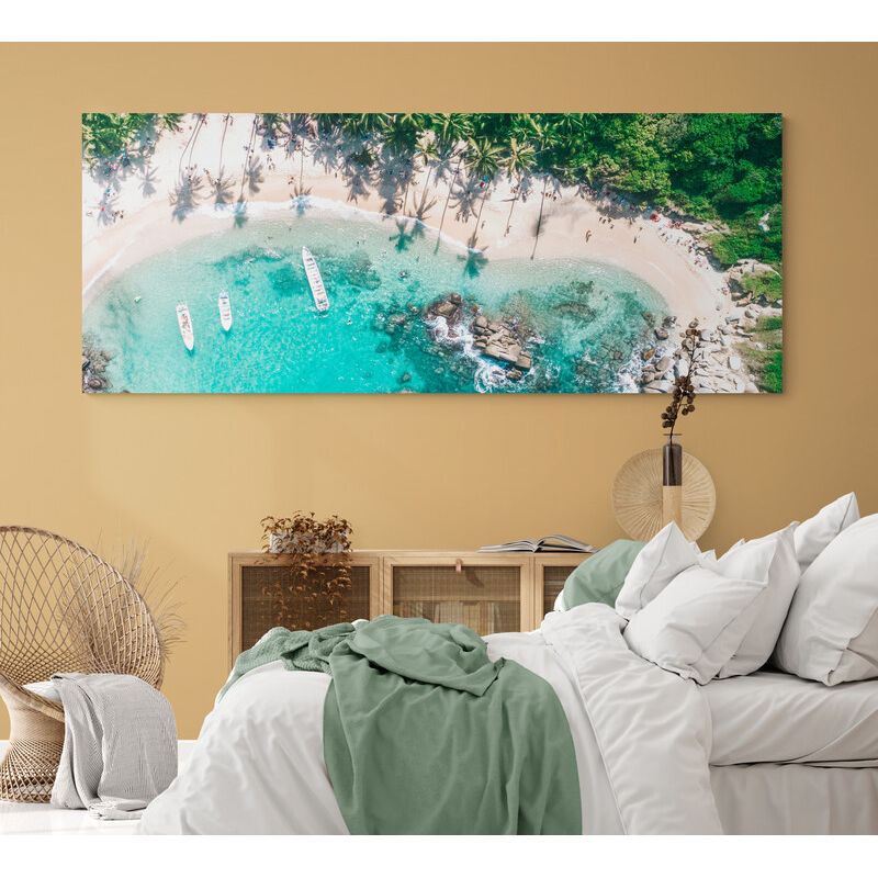 TAYRONA STORE - Cuadro En Lienzo Para Habitaciones Parque Tayrona 050 150x60cm