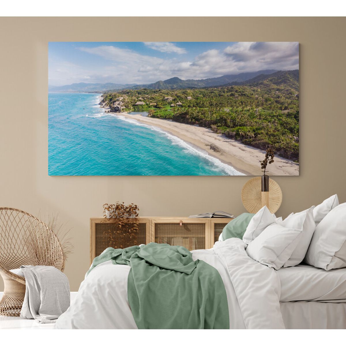 TAYRONA STORE - Cuadro En Lienzo Para Habitaciones Parque Tayrona 063 100x50cm