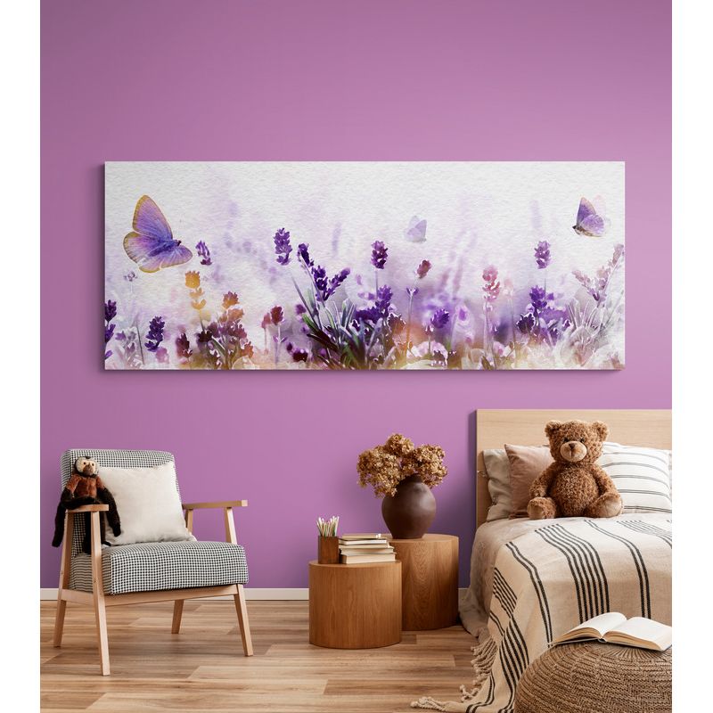 TAYRONA STORE - Cuadro En Lienzo Para Habitaciones Pintura Flores 335 100x40cm