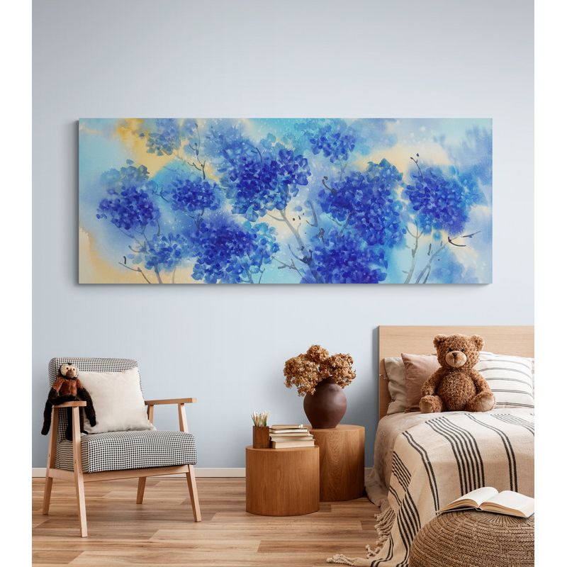 TAYRONA STORE - Cuadro En Lienzo Para Habitaciones Pintura Flores 340 150x60cm