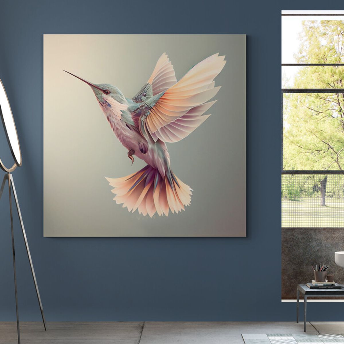 TAYRONA STORE - Cuadro En Lienzo Para Habitaciones Colibri 106 60x60cm