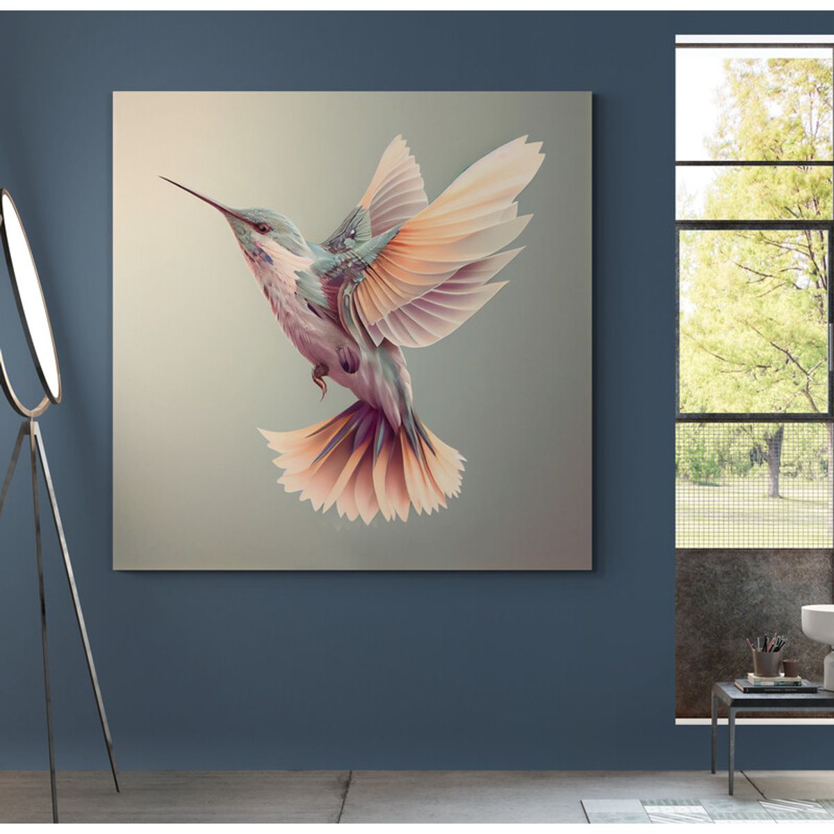 TAYRONA STORE - Cuadro En Lienzo Para Habitaciones Colibri 106 60x60cm