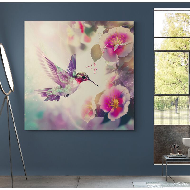 TAYRONA STORE - Cuadro En Lienzo Para Habitaciones Colibri 123 60x60cm