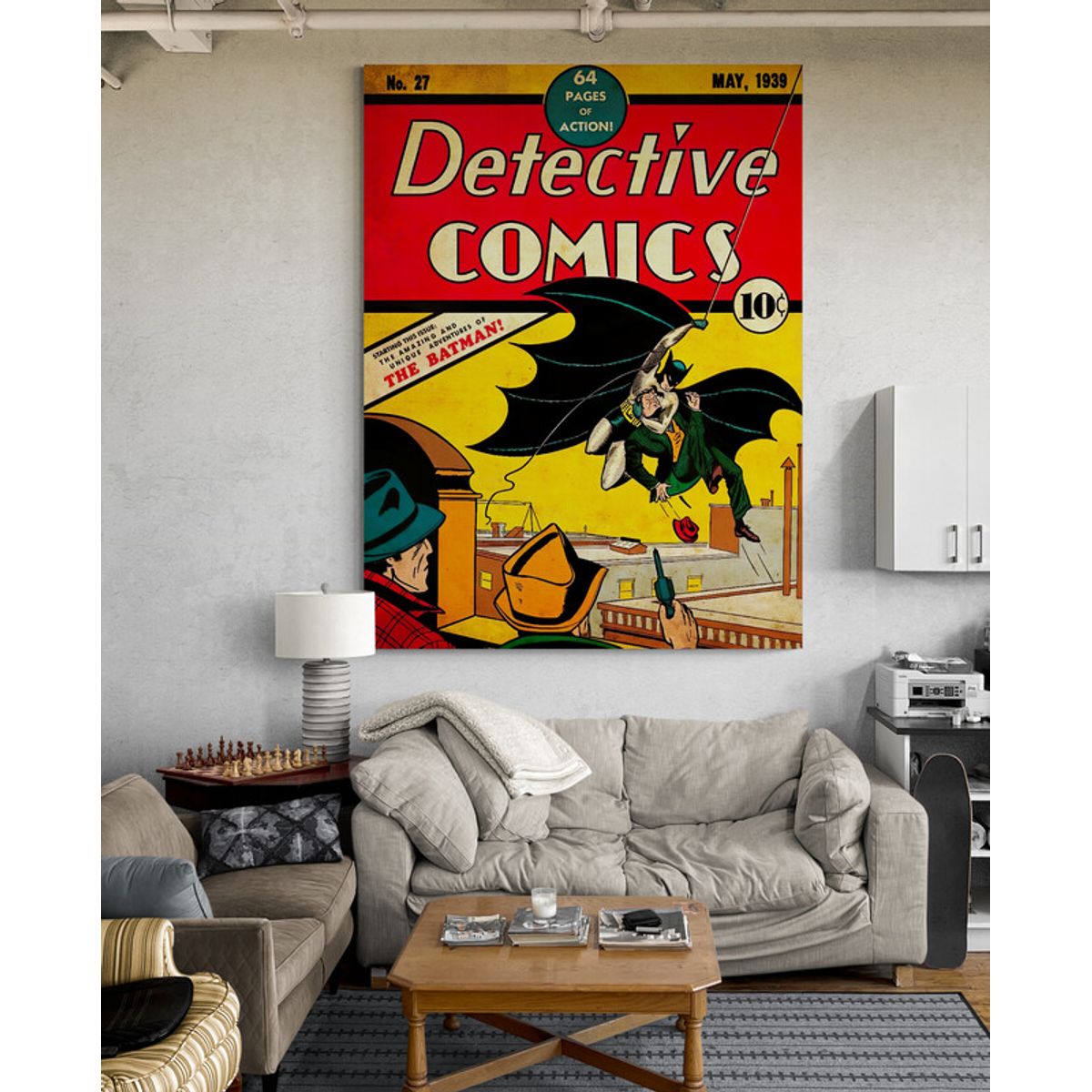 TAYRONA STORE - Cuadro En Lienzo Para Habitaciones Dc Comics 013 100x135cm