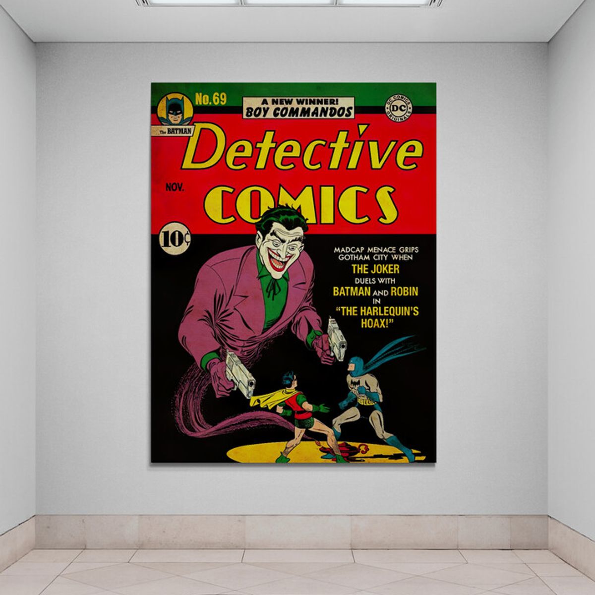TAYRONA STORE - Cuadro En Lienzo Para Habitaciones Dc Comics 031 30x40cm