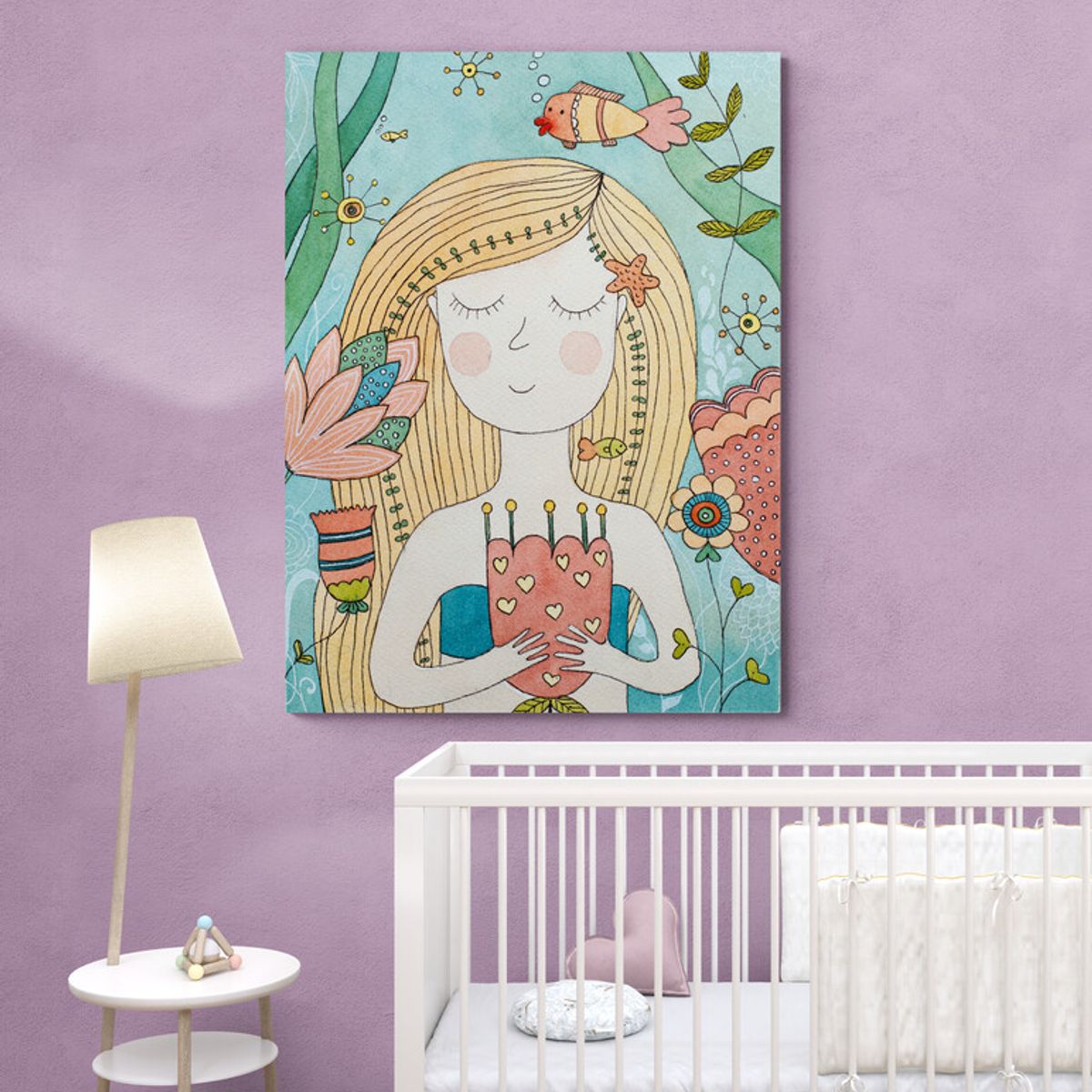 TAYRONA STORE - Cuadro En Lienzo Para Habitaciones Pintura Mujer 087 75x100cm