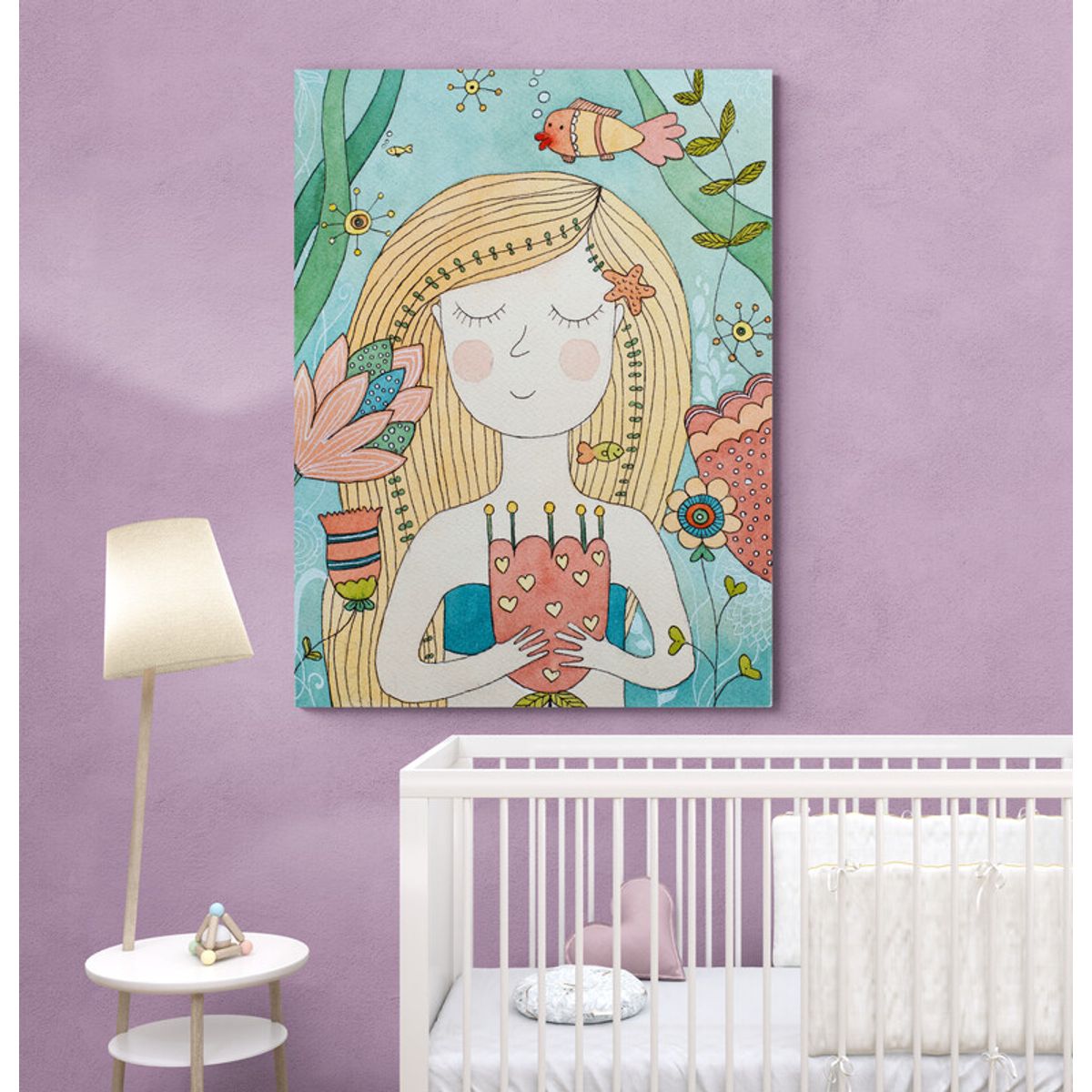 TAYRONA STORE - Cuadro En Lienzo Para Habitaciones Pintura Mujer 087 75x100cm