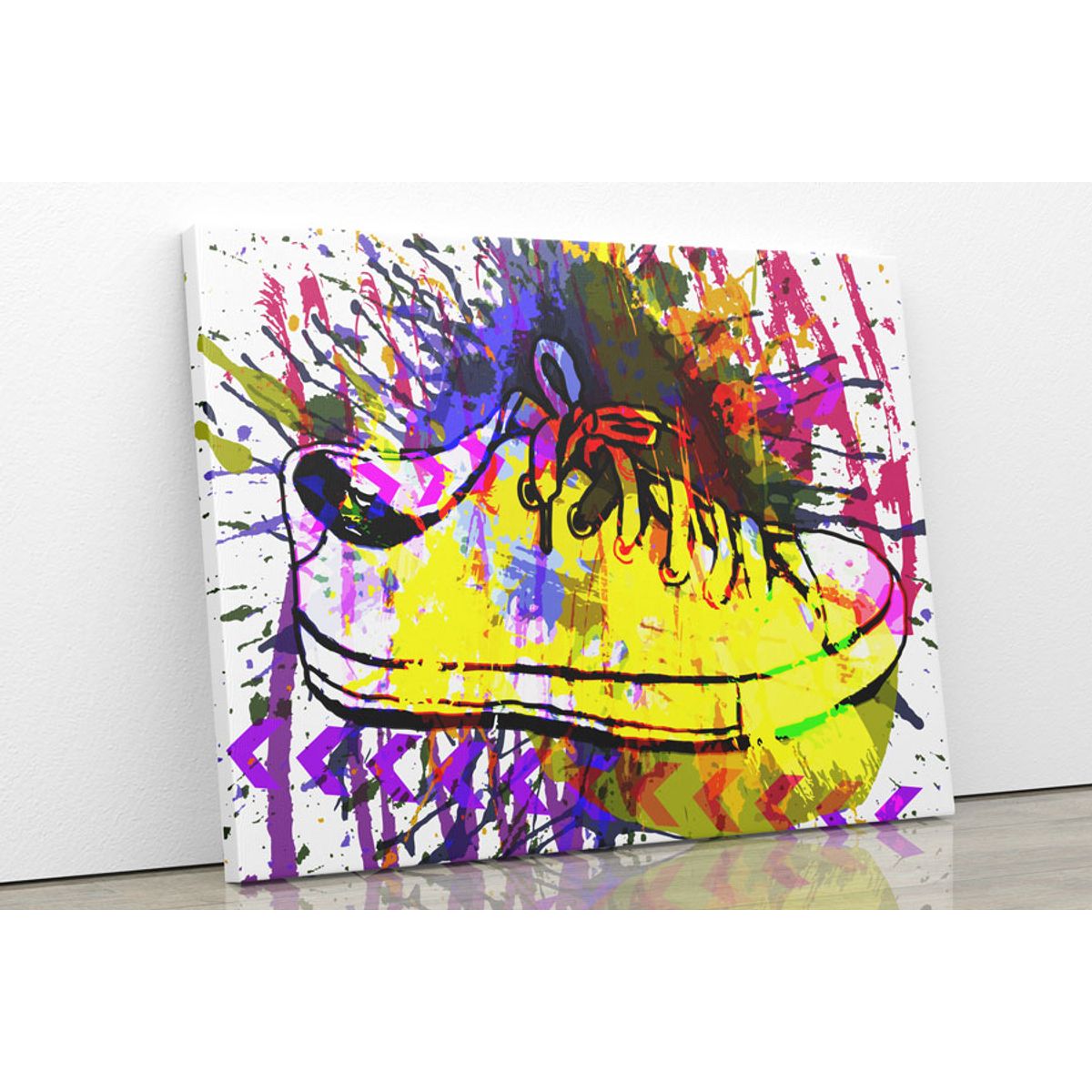 TAYRONA STORE - Cuadro En Lienzo Para Habitaciones Tenis Pintura 75x60cm