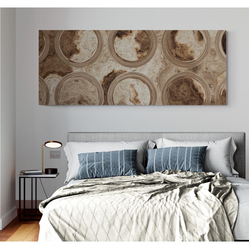 TAYRONA STORE - Cuadro En Lienzo Para Habitaciones Marmol Textura 22 100x40cm