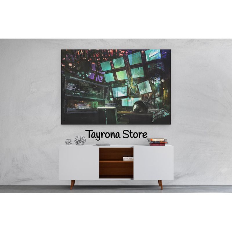 TAYRONA STORE - Cuadro En Lienzo Para Habitaciones Fantasía 19 50x35cm