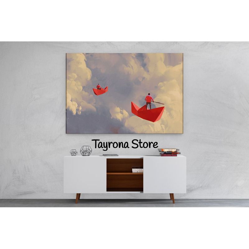 TAYRONA STORE - Cuadro En Lienzo Para Habitaciones Fantasía 20 50x35cm