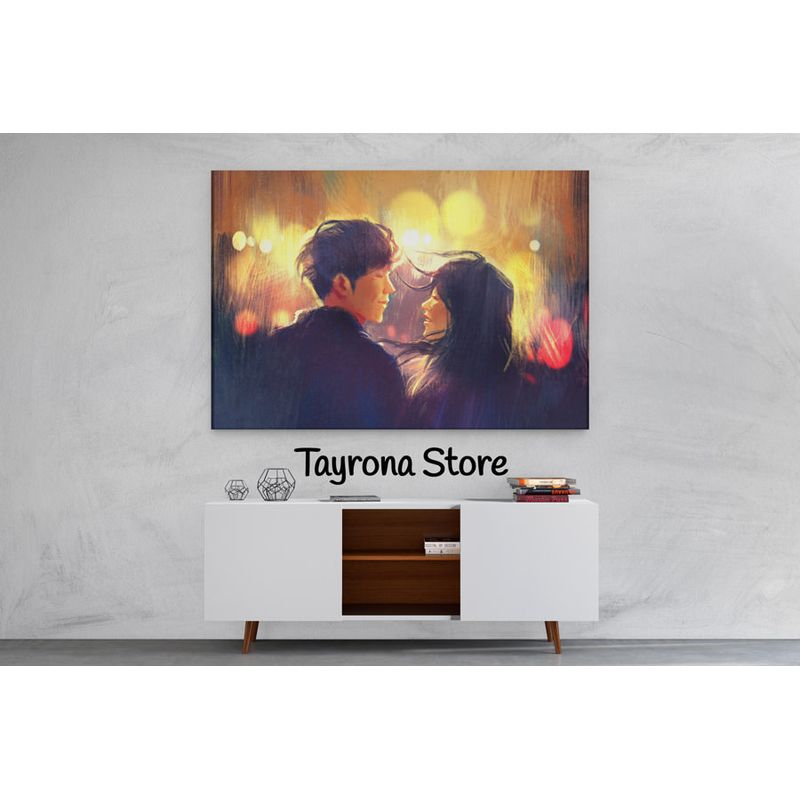 TAYRONA STORE - Cuadro En Lienzo Para Habitaciones Fantasía 23 50x35cm