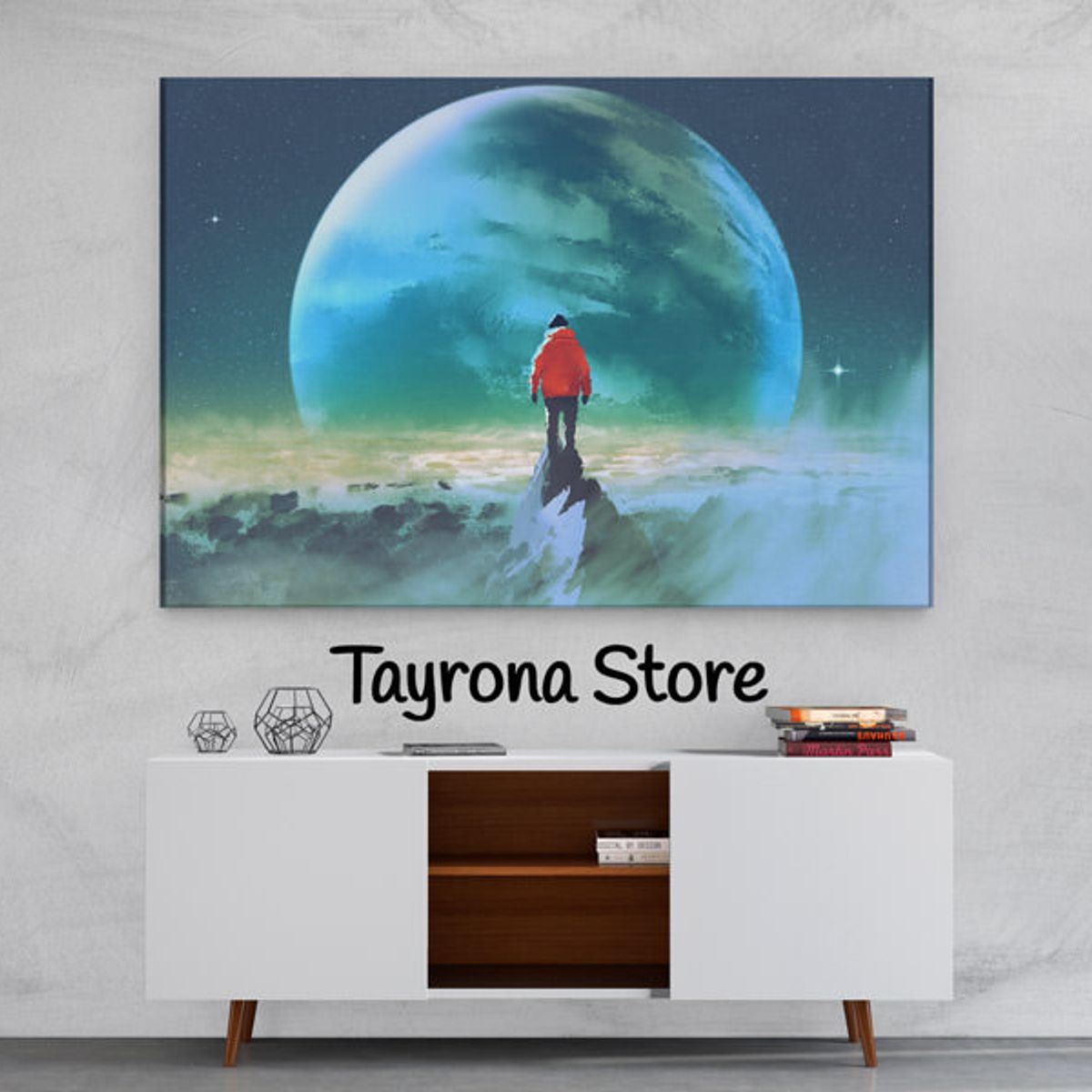 TAYRONA STORE - Cuadro En Lienzo Para Habitaciones Fantasía 30 150x100cm