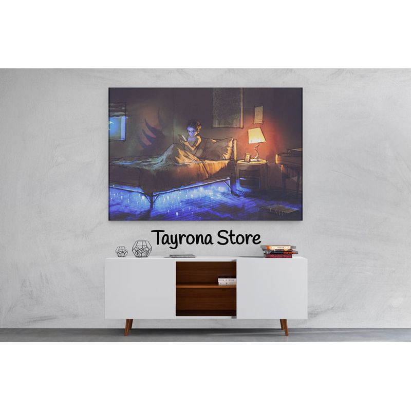 TAYRONA STORE - Cuadro En Lienzo Para Habitaciones Fantasía 33 150x100cm