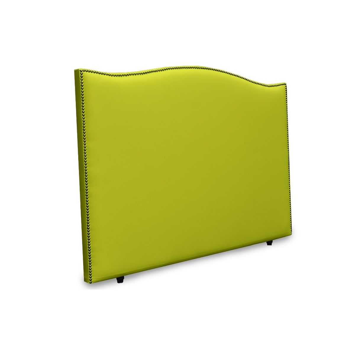 MAGIC CLASS - CABECERO CURVO CON ESTOPEROL100X130 ECOCUERO VERDE