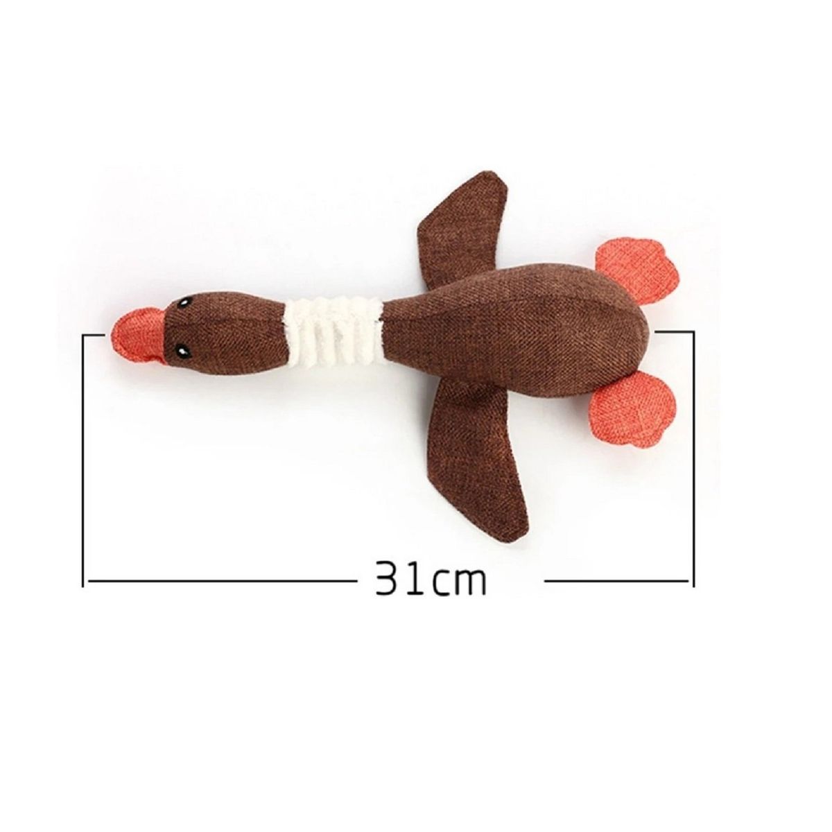 SOLEPET - PATO CON SONIDO PARA PERROS-CAFE