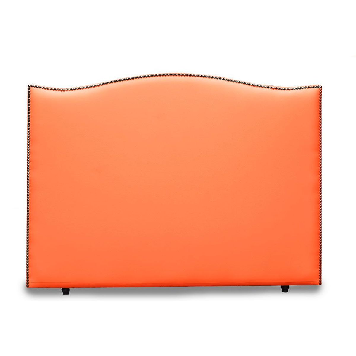 MAGIC CLASS - CABECERO CURVO CON ESTOPEROL120X130 ECOCUERO NARANJA
