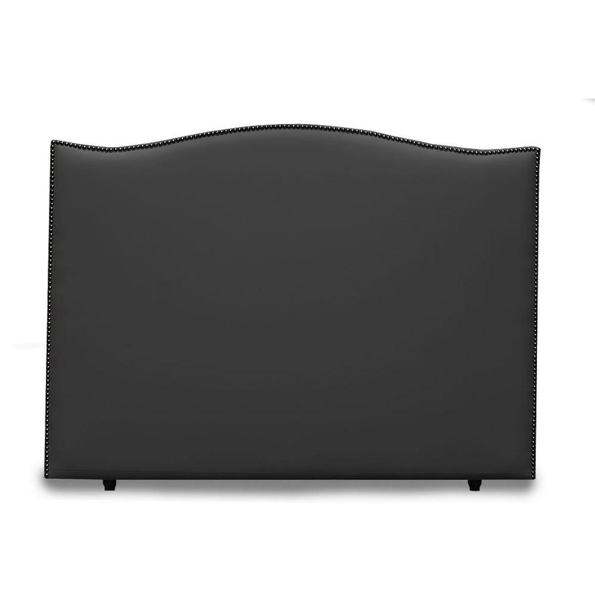 MAGIC CLASS - CABECERO CURVO CON ESTOPEROL140X130 MICROFIBRA NEGRO