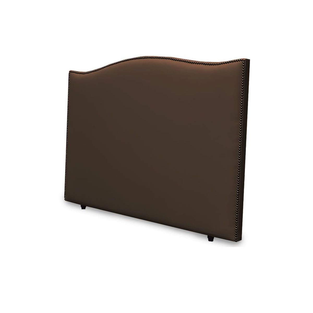 MAGIC CLASS - CABECERO CURVO CON ESTOPEROL160X130 ECOCUERO CAFÉ