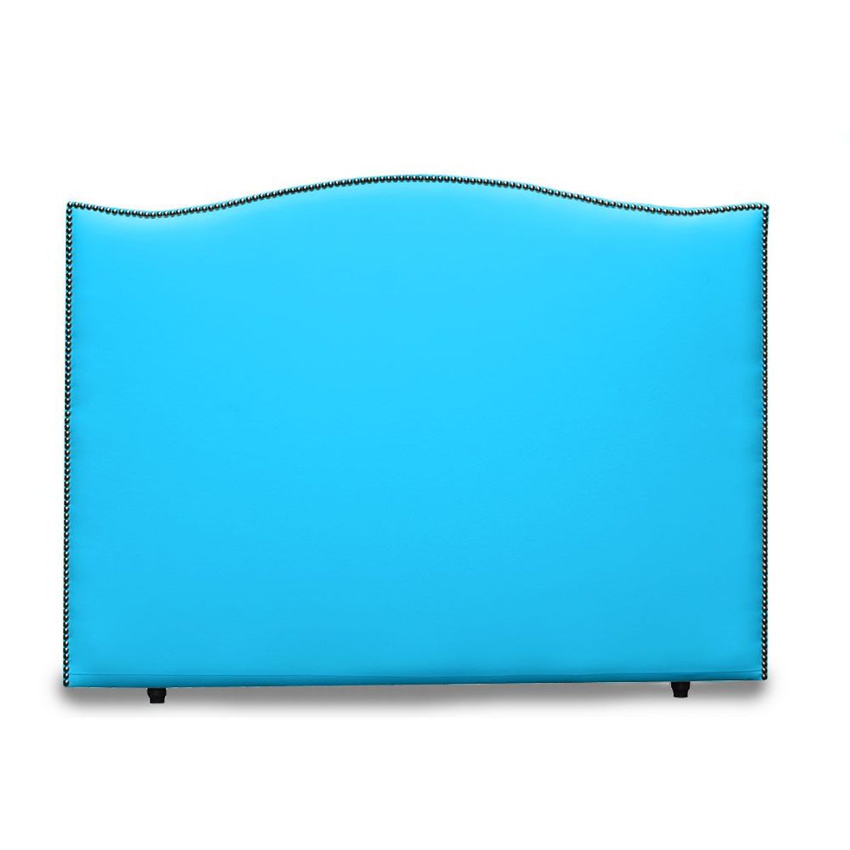 MAGIC CLASS - CABECERO CURVO CON ESTOPEROL200X130 ECOCUERO AZUL