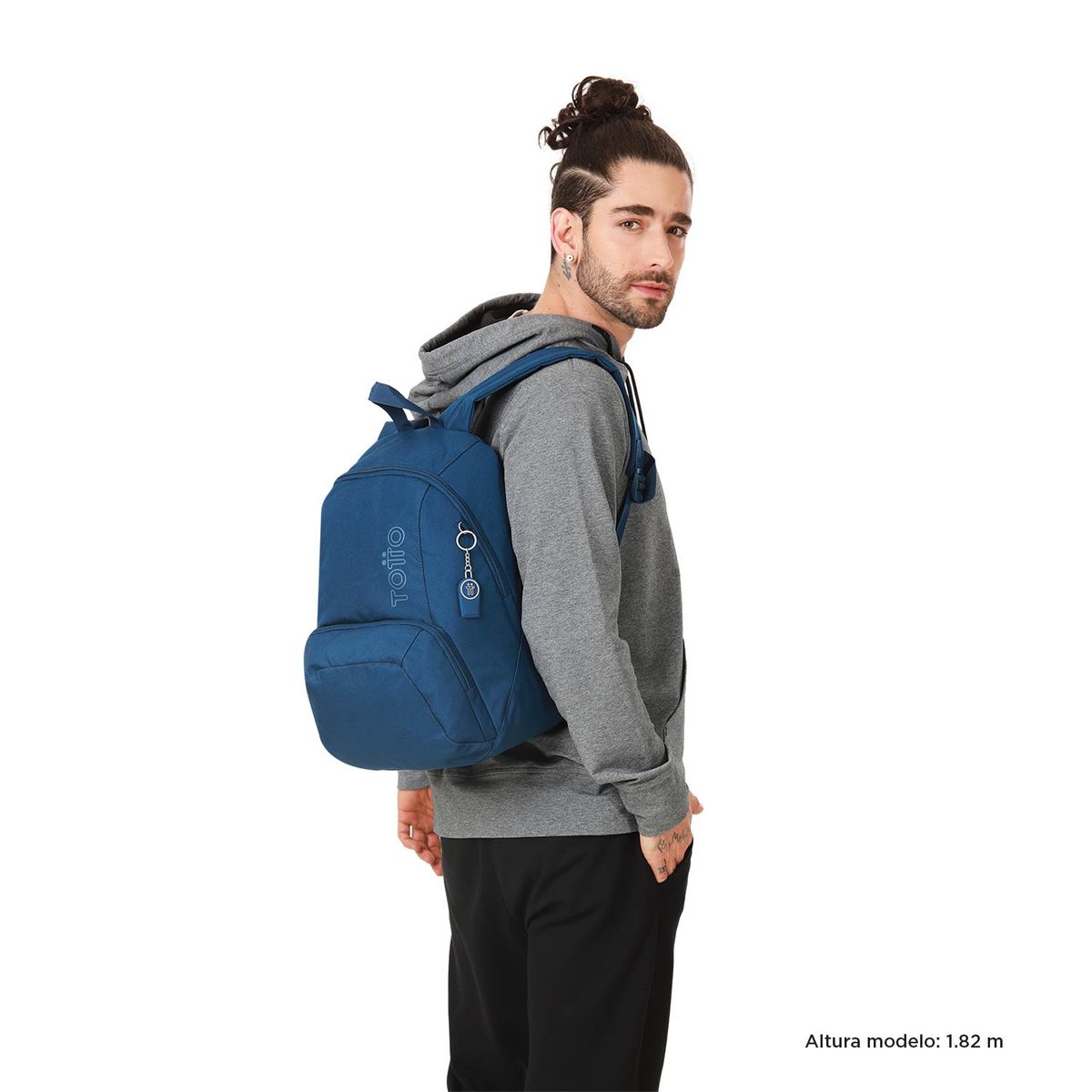 TOTTO - Morral Universitario Gammatto Azul Hombre