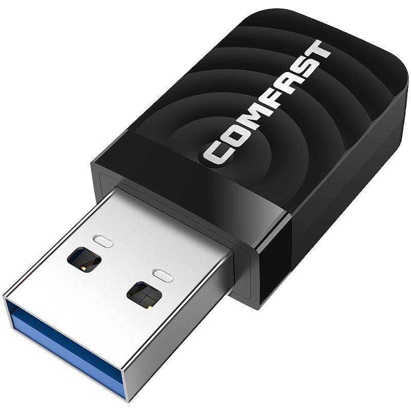 COMFAST - Adaptador comfast receptor Wifi de 1300Mbps Wifi USB 24G y 5GHz